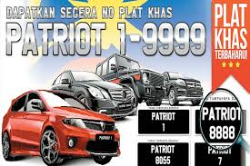 Cara cek plat nomor kendaraan dan pemilik kendaraan secara online dan offline, via e samsat dan juga via sms, serta berdasarkan plat wilayah. Patriot 1 Plat Nomor Paling Mahal Di Malaysia