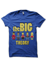 big bang theory blue tee