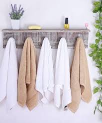 Check spelling or type a new query. Mygift 5 Hook Rustic Wood Wall Mounted Floating Bathroom Shelf And Towel Rack Farmhouse Goals