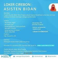 Kami menemukan sebanyak 43 lowongan kerja cianjur dan yang berkitan dengan lowongan kerja cianjur, loker cianjur, rekrutmen cianjur, peluang karir cianjur, kesempatan berkarir cianjur di loker.my.id. Pemuda Hijrah Cirebon Lowongan Kerja Akhwat Cirebon Ø¨ Ø³ Ù€Ù€Ù€Ù€Ù€Ù€Ù€Ù€Ù€Ù€Ù€Ù€Ù€Ù€Ù€Ù€Ù€Ù€Ù… Ø§Ù„Ù„Ù‡ Ø§Ù„Ø± Ø­ Ù… Ù† Ø§Ù„Ø± Ø­ ÙŠ Ù… Praktik Mandiri Bidan Nina Puspita Adalah Layanan Kesehatan Ibu Dan Bayi Sedang Membuka Lowongan Sebagai Asisten Bidan Dengan Kualifikasi