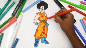 Vegeta takes trunks and goten to the spaceship. Colouring The Baby Trunks From The Dragon Ball Z Dbz Colouring Pages For Kids Youtube