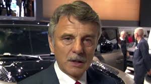 The CEO of Jaguar Land Rover, Ralf Speth, is asked what the compay's plans  are to stockpile parts ahead of Brexit.