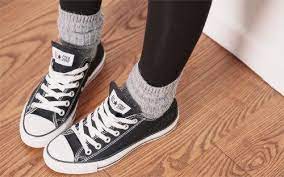 Converse And Fuzzy Socks Fuzzy Socks Outfit Sock Outfits Outfits With Converse