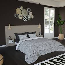 Nous avons conçu la tête de lit 160 cm en veillant à ce qu'elle réponde à nos exigences de qualité : Ensemble Tete De Lit 160 Cm 2 Chevets Moka Et Graphite Kazed