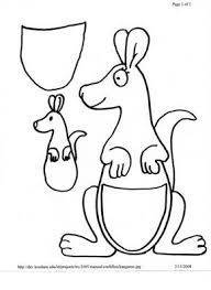 K Is For Kangaroo Preschool Fun Ducks N A Row Kangaroo Craft Australia Crafts Koala Craft
