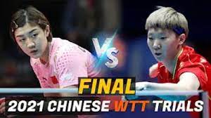 Maybe you would like to learn more about one of these? Chinese Wtt Trials And Olympic Simulation 2021 Leg 2 Chen Meng Vs Wang Manyu Final
