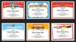 Hockey Certificates Templates Awards For Hockey Teams Hockey Hockey Teams Hockey Shot
