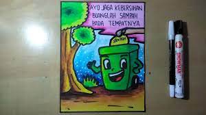 Di tengah perjalanan, ia berbaring di atas jaring yang berada di bagian sebelah kiri kapalnya. Cara Menggambar Poster Tentang Kebersihan Lingkungan Youtube