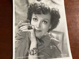 Buy Original Joan Crawford Glamour Portrait Close-up 1940s Hollywood  Actress 8x10 Metro Goldwyn Mayer Studio Photo Gaudy Jewelry Baguette Ring  Online in India