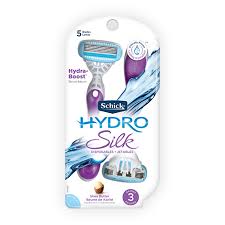 Features schick hydro 5 sense comfort kit. Schick Hydro Silk 5 Sensitive Care Women S Disposable Razors 3 Ct Walmart Com Moisturizing Serum Disposable Razor Schick