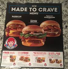 Check The Mail For Wendy S Coupons Wendys Coupons Crave Menu Coupons