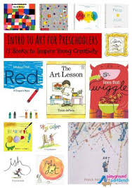 13 Books To Inspire Creativity In Preschool Artists The First In Our Exploring Art History Art Books For Kids Preschool Art Projects Preschool Art Activities