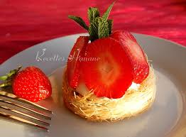 Nids De Kataifs Aux Fraises Recettes By Hanane Recette By Hanane Recette Recettes Sucrees