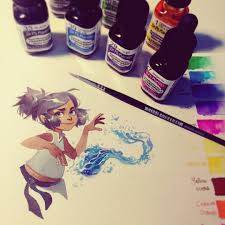 Martin's claim that these inks would adhere to nearly all surfaces and it seems like the case here when the ink leaked in the packaging. Cosmic Spectrum