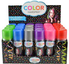 Temporary Color Hair Spray 3 Oz 24 Cans 6 Colors Walmart Com Walmart Com