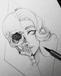 This Is An Interesting Drawing But The Skull Is Very Wrong I D Like To Try Merys Stores This Is An Interesting Dr Sketches Art Drawings Art Drawings Sketches