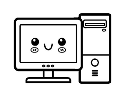 Dibujo del señor cabeza de papa caminando. 15 Ideas De Computadora Para Colorear Computadora Para Colorear Disenos De Unas Dibujos Garabateados