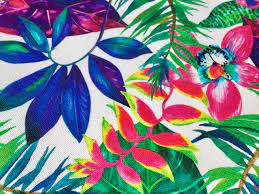 1600859403 breathe new life into your bathroom décor with a fun and stylish fabric shower curtain. Tropical Flower Orchid Fabric Curtain Upholstery Cotton Material Digital Print Fabric 140cm Or 55 Wide Lush Fabric