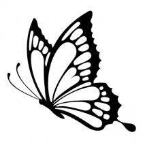 Butterfly clipart clip art tattoo ideas butterfly clip art. Vlinder Vliegend Muursticker Raamsticker Butterfly Drawing Butterfly Tattoo Stencil Butterfly Stencil