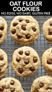 Oat Flour Cookies No Flour Or Dairy In 2021 Healthy Cookie Recipes Oat Flour Cookies No Flour Cookies