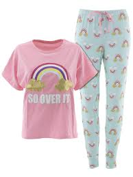 Pj Couture So Over It Pink Pajamas For Women