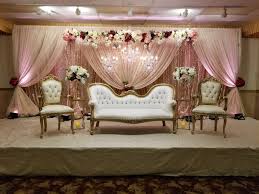 Wedding And Reception Event Decorations Indian Inspired Decorations At Chandini In Newark Ca Luxury Wedding Decor Nikah Decor Wedding Stage Decorations