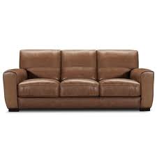 Violino Owen Beige Leather Sofa Weekends Only Furniture And Mattress Violino