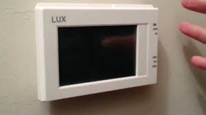 Thermostat wiring to a furnace and ac unit! Installing Lux Tx9600ts Thermostat Youtube