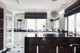 Whatever the current design of your kitchen, you can bring art deco into the sphere with the clever use of ornaments and accessories. Elegant Art Deco Kitchen Design With Glam Touches Digsdigs