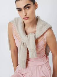 JOHN LEWIS Willow Cami Short Pyjama Set in Mauve Chalk