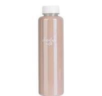 Label Tek Plastic Chocolate Milk Label - Clear with White Font,  Water-Resistant - 2" x 1" - 100 count box