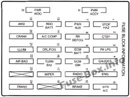 Check spelling or type a new query. Fuse Box Diagram Chevrolet Blazer 1996 2005