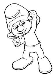 Clumsy Smurf Coloring Pages With Images Omalovanky Omalovanky K Tisku Omalovanky Mandaly