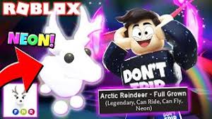 I will respond as fast as Making A Neon Legendary Arctic Reindeer In Adopt Me New Adopt Me Christmas Update Roblox Youtube