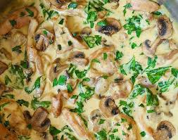 Ingredients Chicken And Mushrooms 4 Boneless Skinless Chicken Thighs Thinly Slice Chicken Spinach Recipes Weeknight Dinner Recipes Easy Recipes