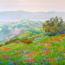 Bishop Peak San Luis Obispo Open San Luis Obispo Hill Paintings Con Imagenes Paisajes Pinturas Acuarela