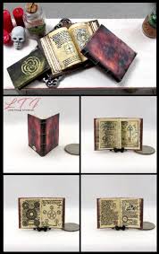 Esther S Grimoire Spell Book Miniature Book Dollhouse 1 12 Illustrated Hand Written Book Vampire Diaries Resurrection Grimoire Book Miniature Books Spell Book