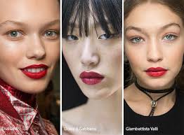 Spring Summer 2017 Makeup Trends Red Lips Makeup Trends 2017 Makeup Trends Black And White Nail Designs