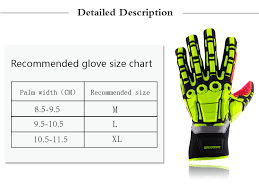 Us 25 09 30 Off Oil And Gas Safety Gloves Anti Vibration Nylon Shock Mechanics Impact Oil And Water Resistant Fencing Sport Gloves In Cycling Gloves