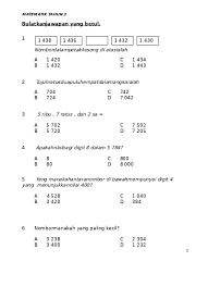 Ujian sumatif 1 matematik tahun 5 2016 by walnut tree 26913 views. Ujian Bulan Mac Dunia Sains Teknologi Tahun 3 Sumber Pendidikan Ujian Mac Dst 3