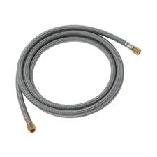 (j) 3/8 fpt water inlet. Ge Universal 12 Ft Braided Ice Maker Water Supply Line Pm08x10012ds The Home Depot
