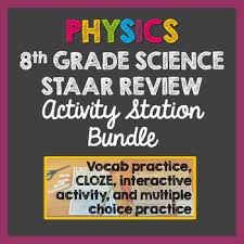 Physics 8th Grade Science Staar Review Stations Activity