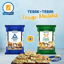 Tepung untuk bahan aneka variasi makanan yang dibuat dari gandum pilihan untuk menghasilkan makanan yang lezat dan nikmat. Kreasi Bogasari Tebak Tebak Terigu Martabak Facebook