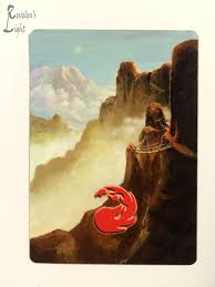 Mountain Full Art Land Mtg Alter Revelen S Light Altered Art Magic Card Wizardsofthecoast Altered Art Painting Art