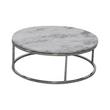 Maybe you would like to learn more about one of these? 57 Off Cb2 Cb2 Round White Marble Coffee Table Tables