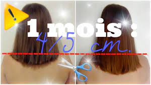 4 5 Cm En 1 Mois Pousse De Cheveux Ultra Rapide Youtube
