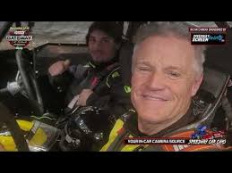 Hits the wall with Lucky Fan Emalee, gets a Ride with Tyler Carpenter  Racing at #dirtinDecember