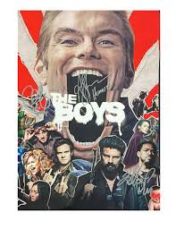 A3 The Boys Poster Signed by Starr, Crawford and Alonso