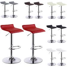 Now you will need two more of the 11 braces to fit on the sides of the bar stools, lined up on the reference marks we made in the previous step. 2 X Bar Stools Faux Leather Kitchen Stools Model Celin Woltu Eu