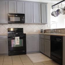 Gray Kitchen Cabinets With Black Appliances Kitchen Cabinets With Black Appliances Small Kitchen Cabinets Grey Kitchen Cabinets